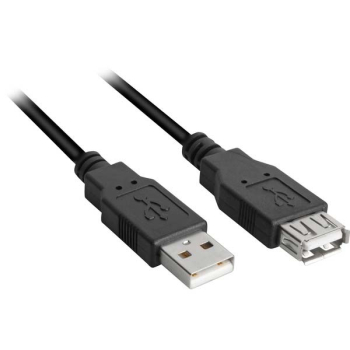 Kabel Sharkoon USB 2.0-Verlängerung 0.5m