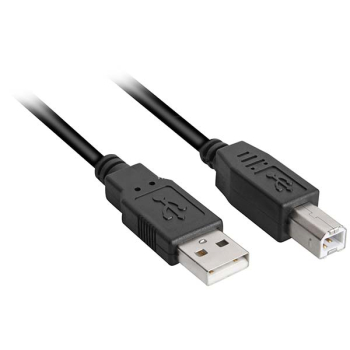 Kabel Sharkoon USB 2.0 schwarz 0.5m