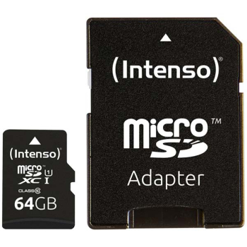 microSDXC 64GB Intenso Class 10