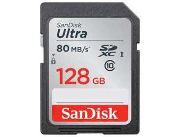 SD Card 128GB SanDisk SDHC Class 10