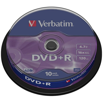 DVD+R Rohlinge Verbatim 10Stk Spindel