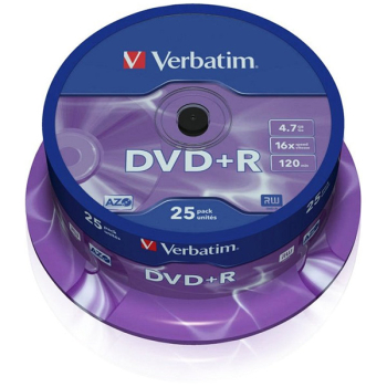 DVD+R Rohlinge Verbatim 25Stk Spindel
